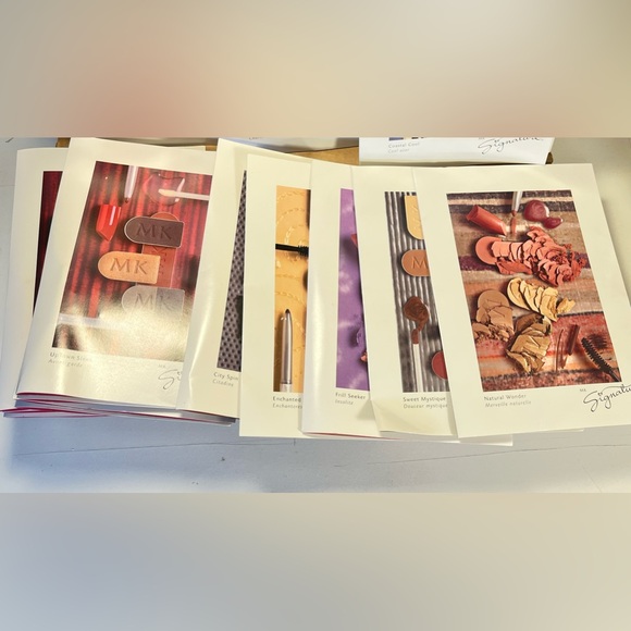 Lot of 21 Mary Kay signature Sample cards w/lipstick/cheek&eye color,highlighter - Picture 7 of 8